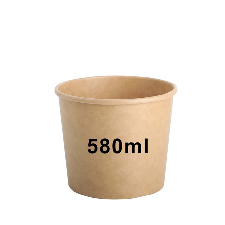 Disposable Kraft Paper Ice Cream Cups
